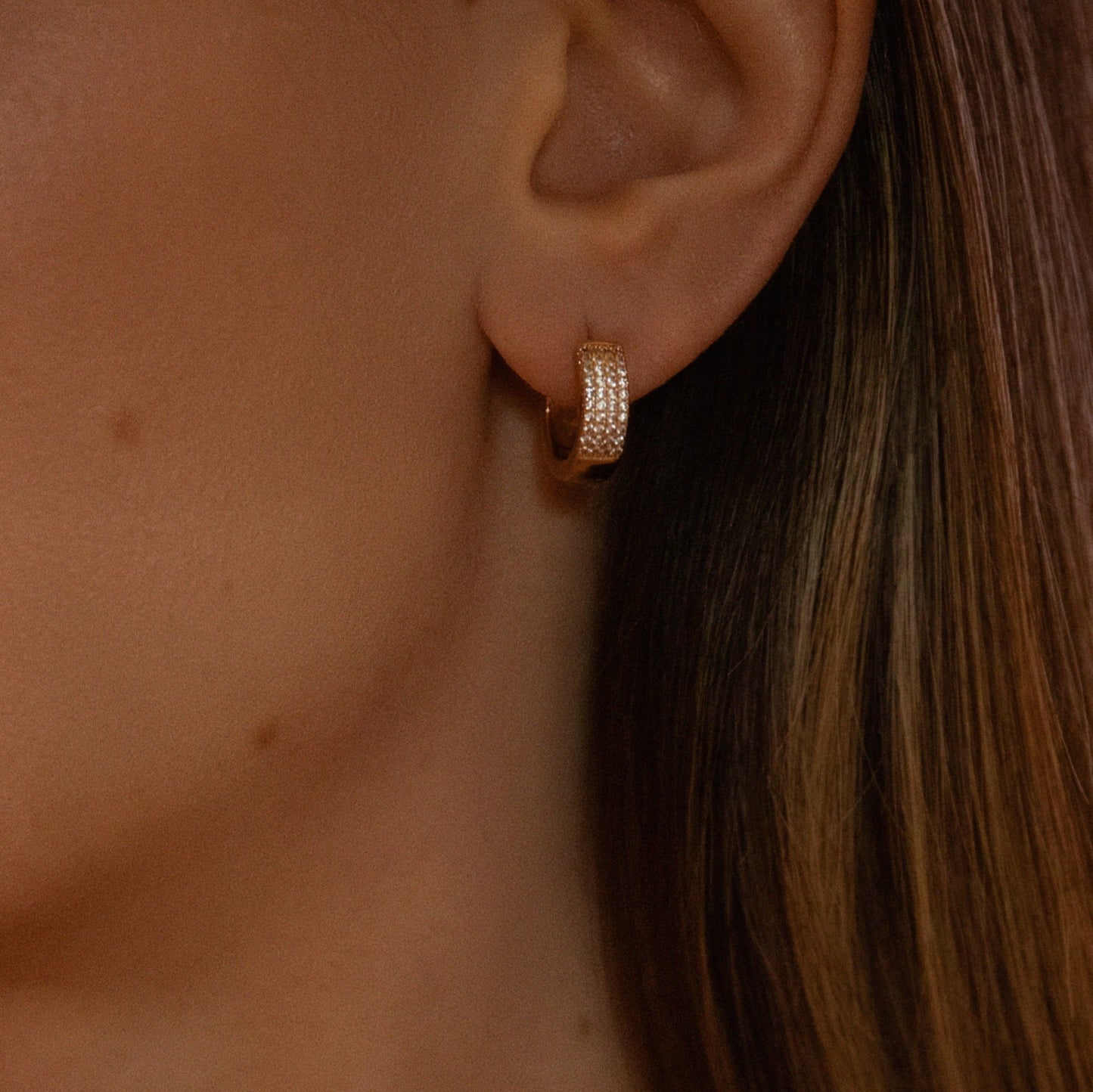 CLASSY SHINY HOOPS
